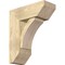 Ekena Millwork Thorton Slat Rough Sawn Bracket w/ Offset Brace, Douglas Fir, 8"W x 20"D x 24"H BKT0806X20X24THR06RDF - alternate 1